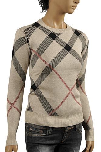 burberry ladies jumpers|burberry crewneck sweater.